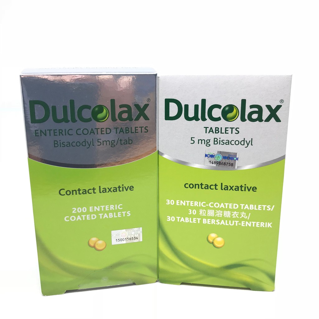 Dulcolax Enteric Coated Tablet 5mg 200s Laxative Tablet Relief of Constipation