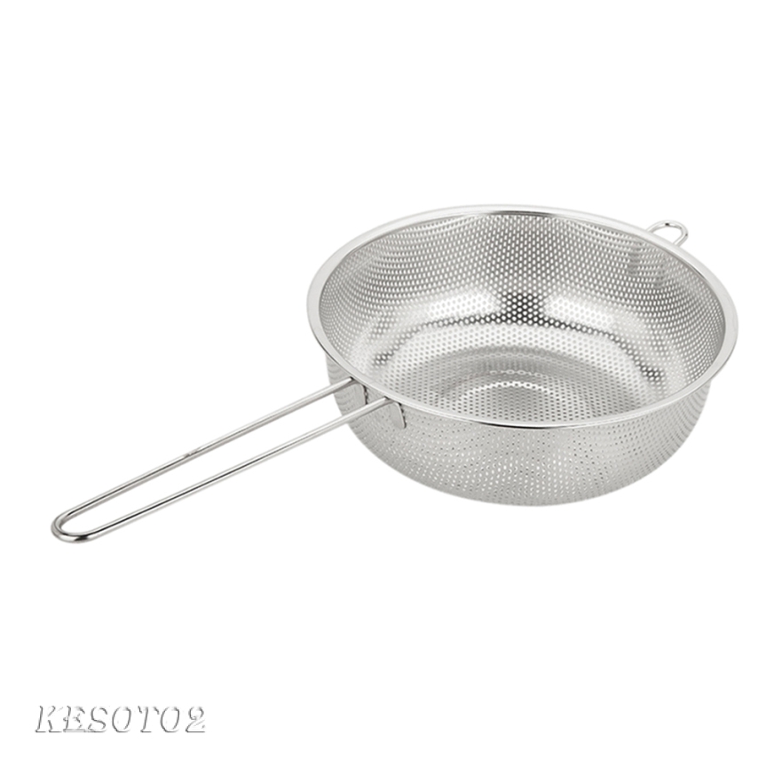 metal pasta strainer