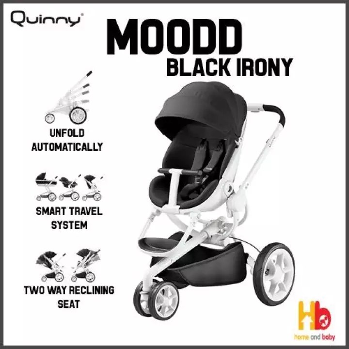 quinny moodd stroller black