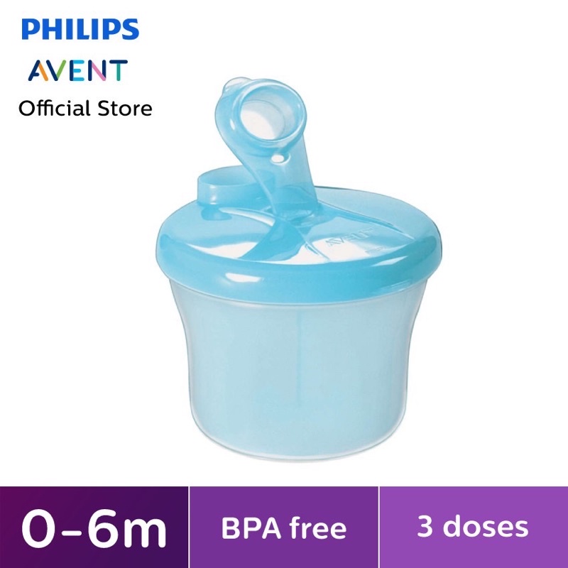 [SG ready stock] Authentic Philips Avent Milk Powder Dispenser (Blue