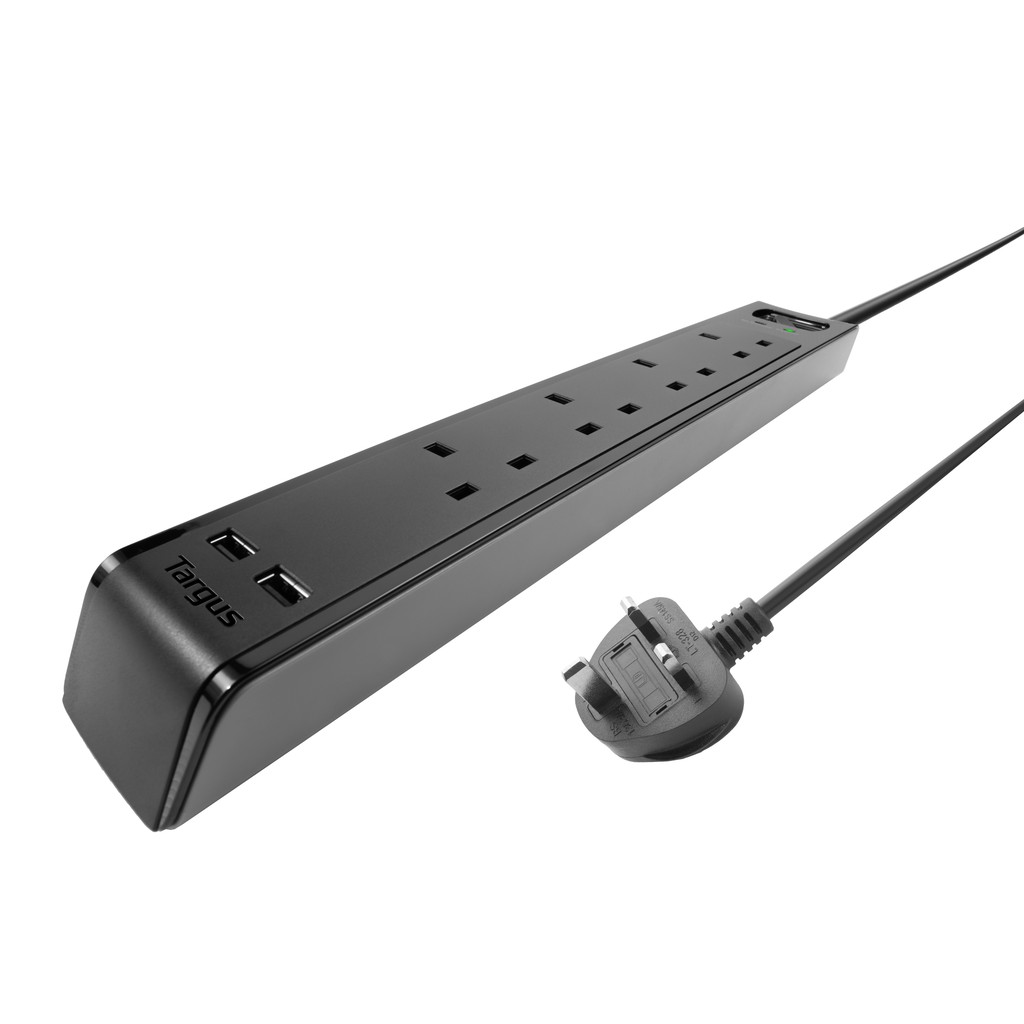 Targus Smart Surge 4 w/ 2 USB Outlets Shopee Singapore