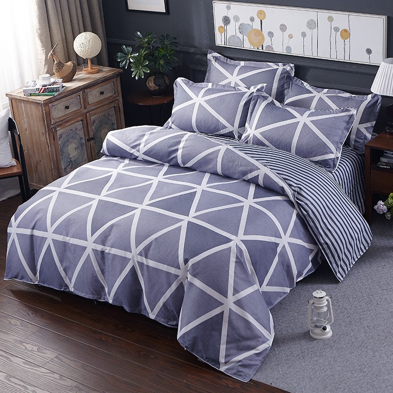 Bedding Set Single Queen King Size Bedsheet Quilt Cover Nordic