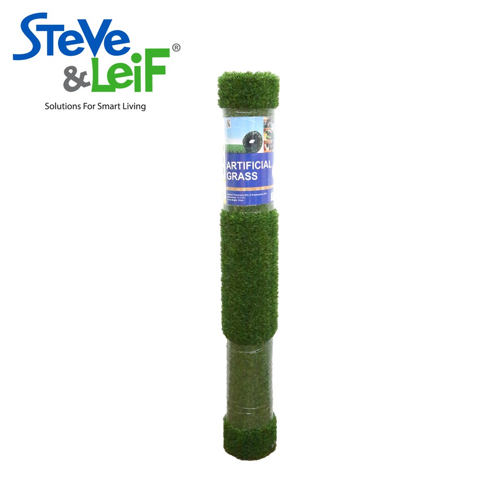 Steve & Leif Artificial Green Grass (1mx1m/1mx2m)[20mm grass height
