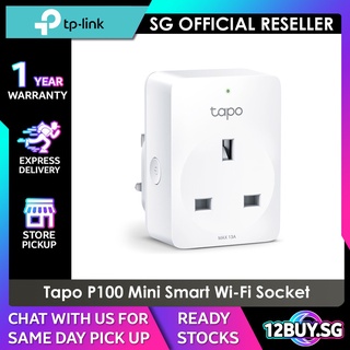 TP-Link TAPO P100 Mini Smart Wi-Fi Socket 12BUY.SG