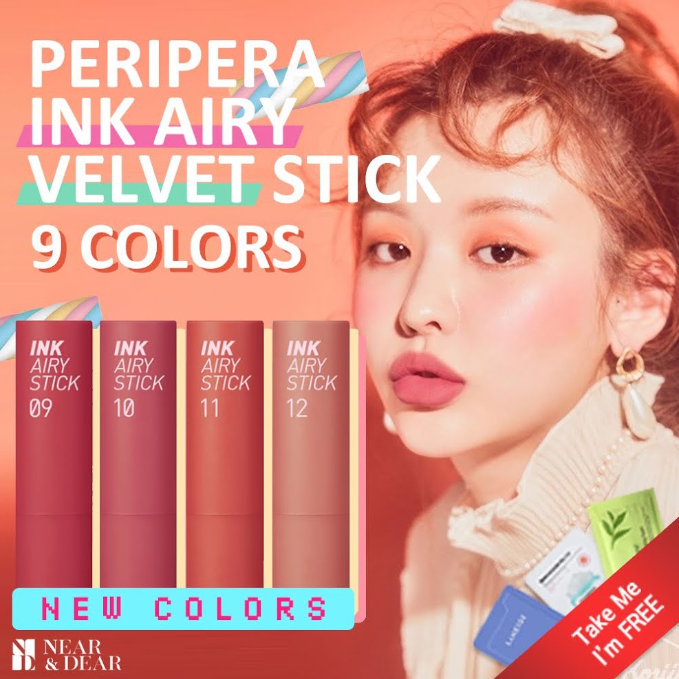 Peripera New Colors Ink Airy Velvet Stick Shopee Singapore