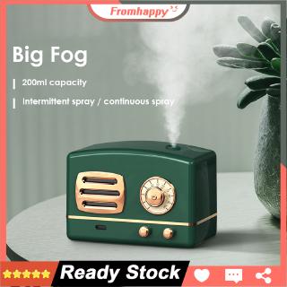 Mini Diffuser USB Aromatherapy Aroma Diffuser Retro Air Humidifier 200ML Small Ultrasonic Big Fog Amount Humidifier for Home #0