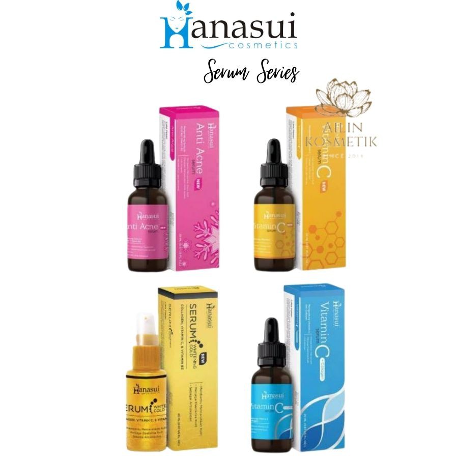 Hanasui Serum Series Vit C Collagen Anti Acne Serum Vitamin C Serum Ailin Gold Whitening Singapore