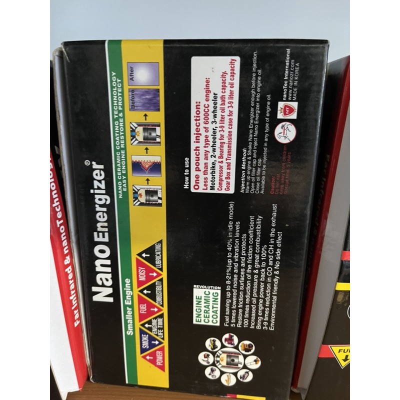 Nano Energizer Original Import From Korea With Addition Free 2 X 150ml Petrol Power Additive Shopee Singapore
