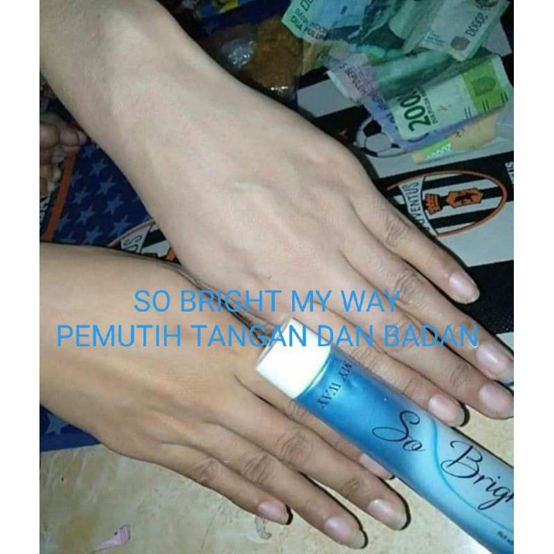 Cream Cream Hand Body Lotion Bleaching Handlightening Body So Bright My Way Shopee Singapore