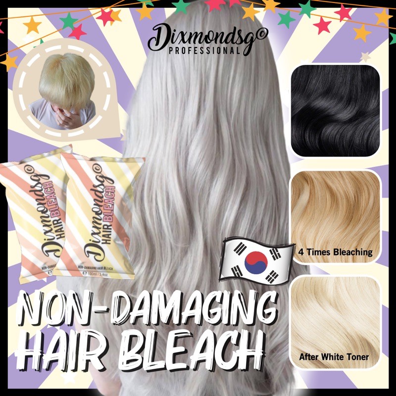Dixmondsg NonDamaging Hair Bleach Shopee Singapore