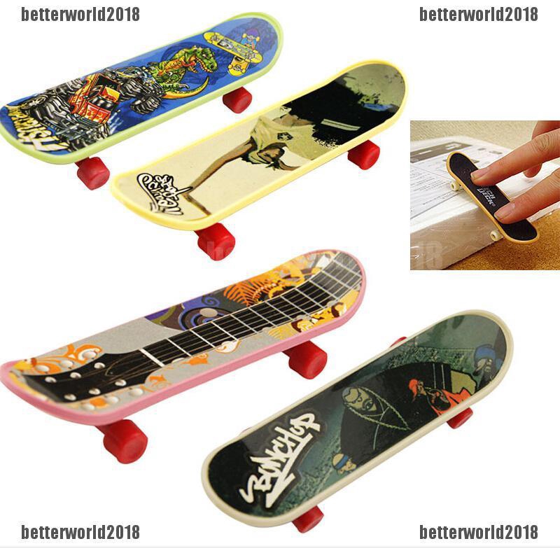 BEW] Cartoon Pattern Fingerboard Skate for Kids 1 X Classical Indoor Games  Toy  [OL] | Shopee Singapore