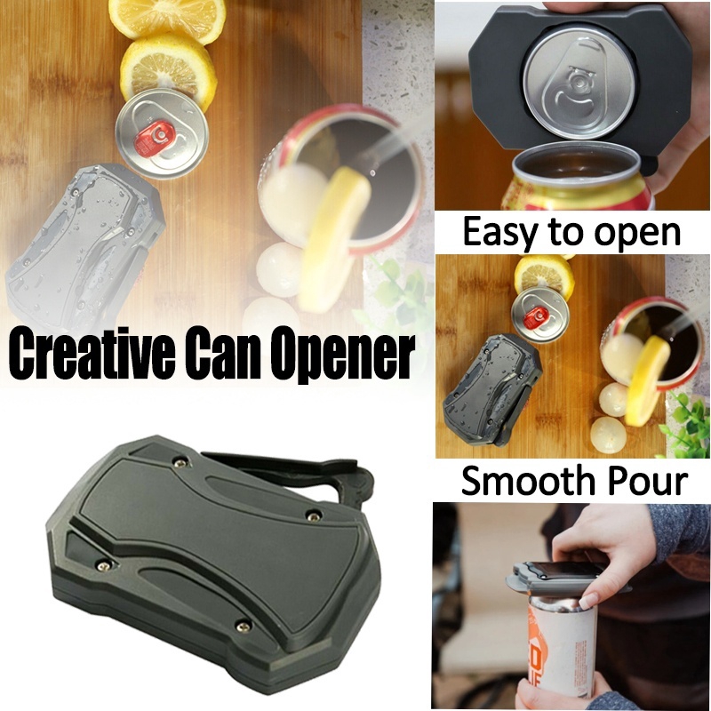 Mintiml Go Swing Universal Topless Can Opener The Easiest Ez Drink Opener Bottle Beer Shopee Singapore