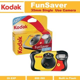 Kodak FunSaver Disposable Single Use Camera with Flash - 39 Exposures