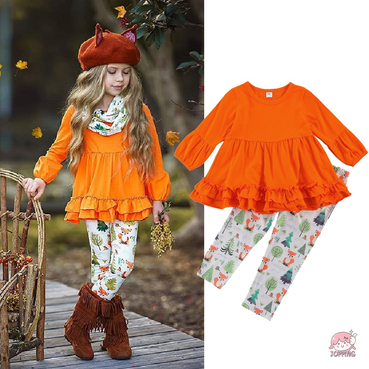 girls long sleeve ruffle shirt