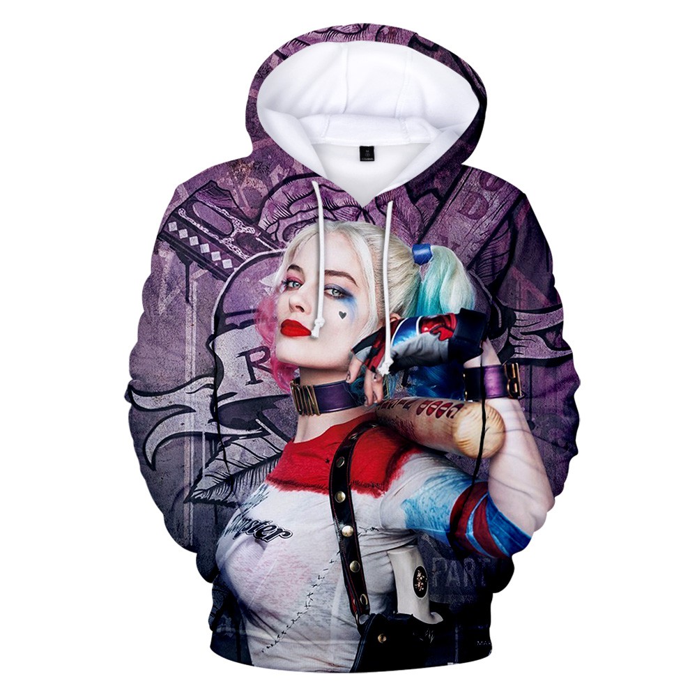 joker and harley quinn couple hoodies