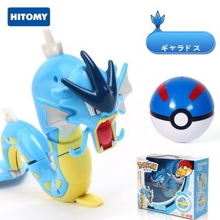 HITOMY Mainan  Anak Figure Pokemon  Pokeball  Deformation 
