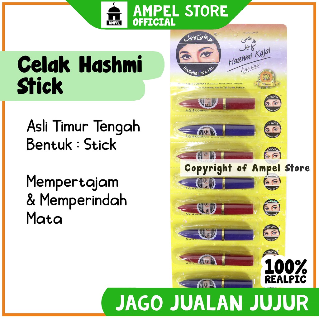 Celak Eyeliner Hashmi Kajal Kohl Stick Suitable For Female Beauty Model Stick Sharpens Eyes Shopee Singapore