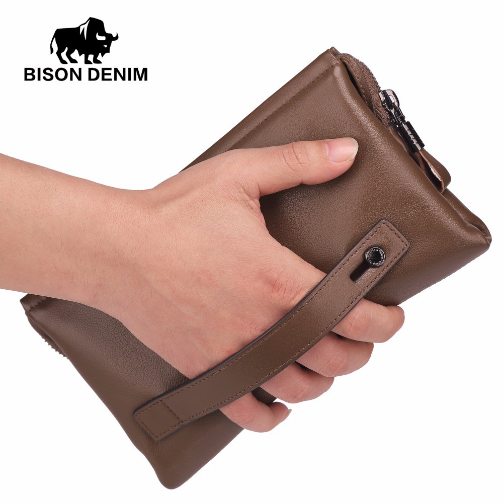 leather men clutch