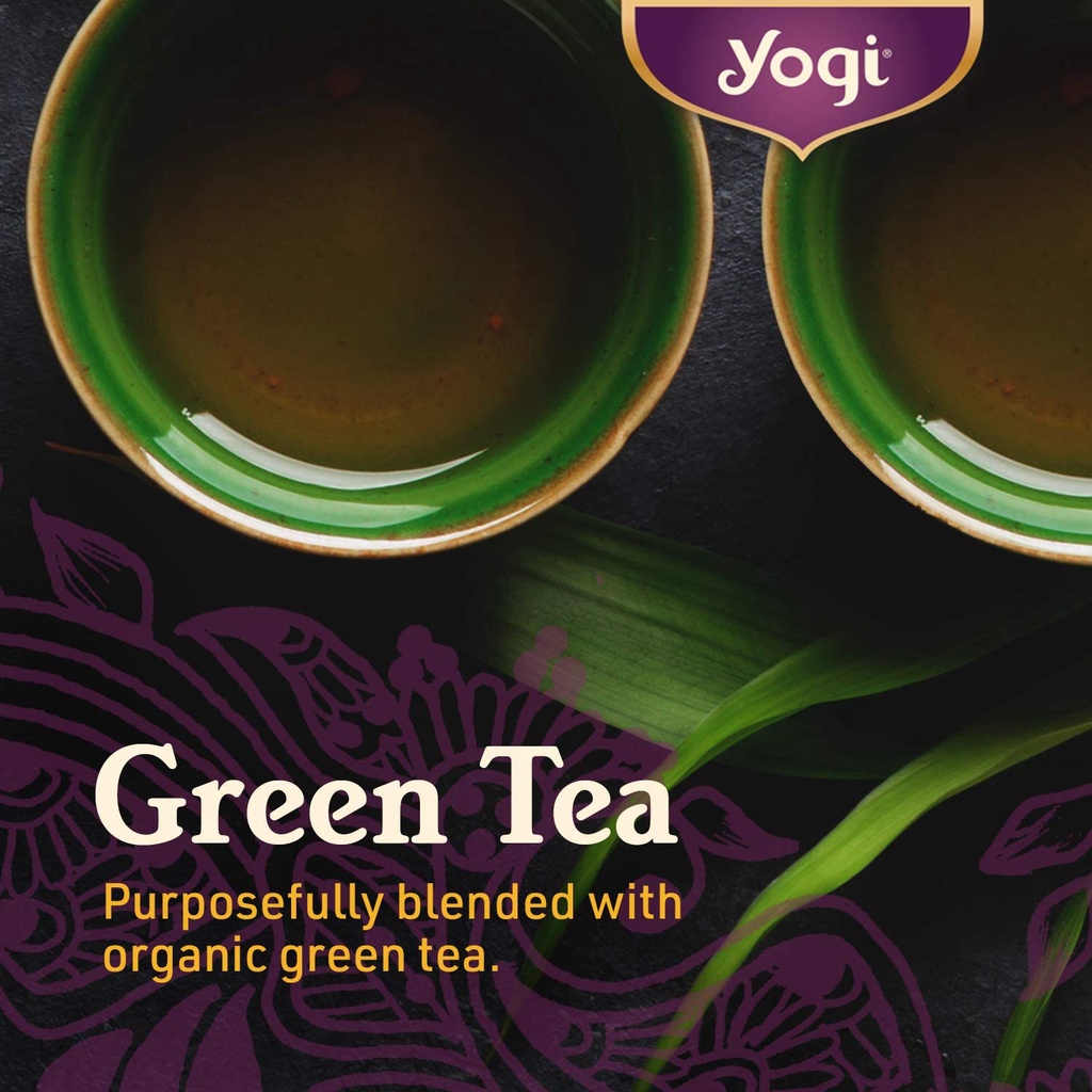 Yogi Tea, Green Tea, Pure Green Decaf, 16 Tea Bags, 1.09 oz (31 g) Shopee Singapore Yogi Tea, Green Tea, Pure Green Decaf, 16 Tea Bags, 1.09 oz (31 g) Shopee Singapore