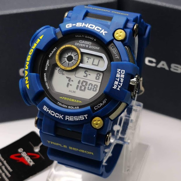 g shock frogman blue