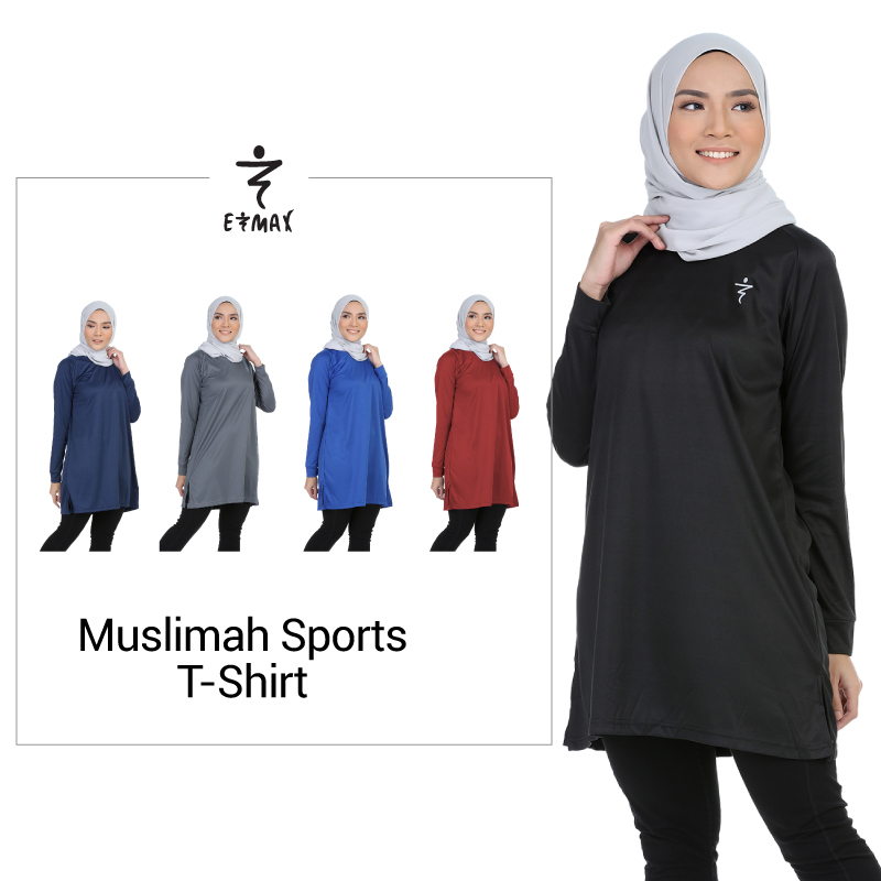 Baju Sukan Muslimah Sports Tee Shopee Singapore