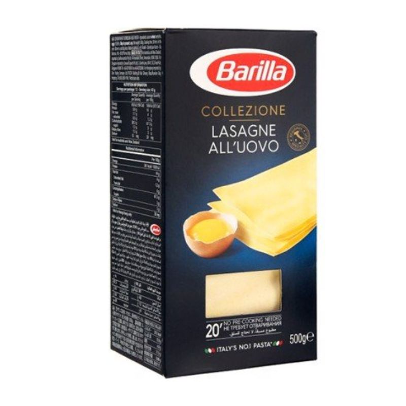 Lasagne ALL UOVO BARILLA Leaf Noodles 500G | Shopee Singapore