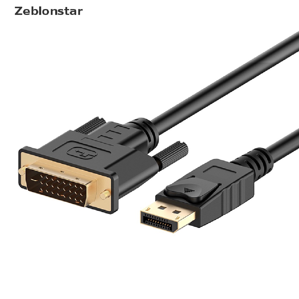 [star] 6 Feet 1.8m Gold Plated DisplayPort DP to DVI-D Male Cable Adapter HD 1080p