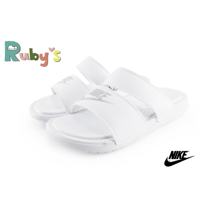 women's nike double strap sandals