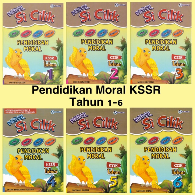 Ready Stock 1 6 Moral Kssr Cilik Education Module Shopee Singapore