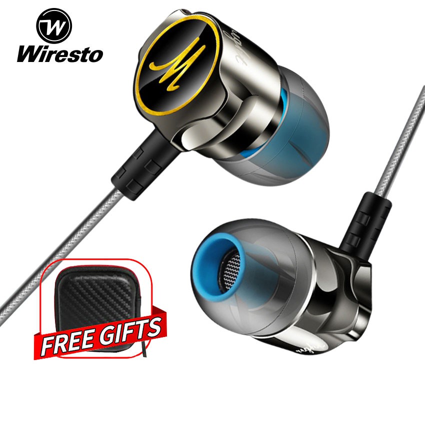 wiresto in ear headphones