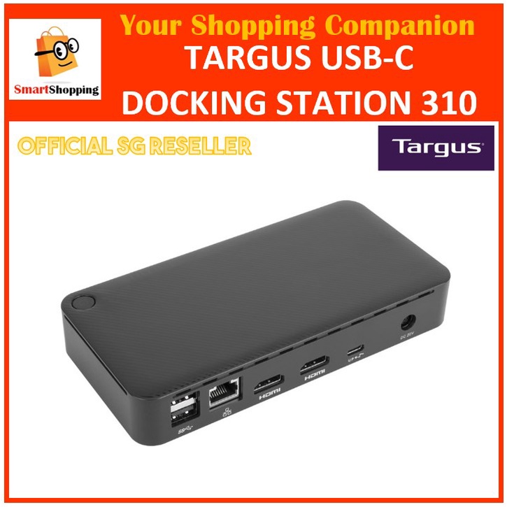 Targus DOCK 310 Universal USBC DV4K Docking Station with 65W Power