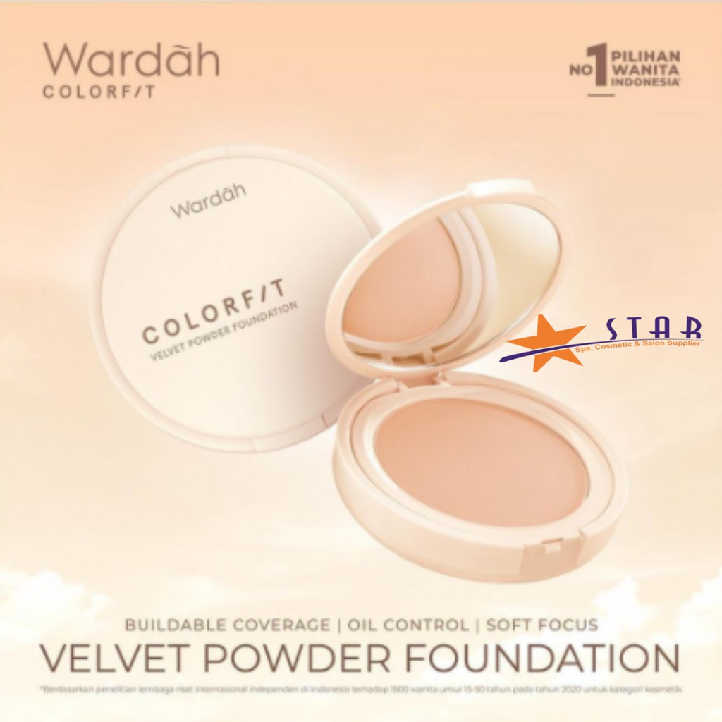 Star Wardah Colorfit Velvet Foundation Powder Spf 20 Pa Wardah Pressed Powder Twc Two Pressed Powder Shopee Singapore