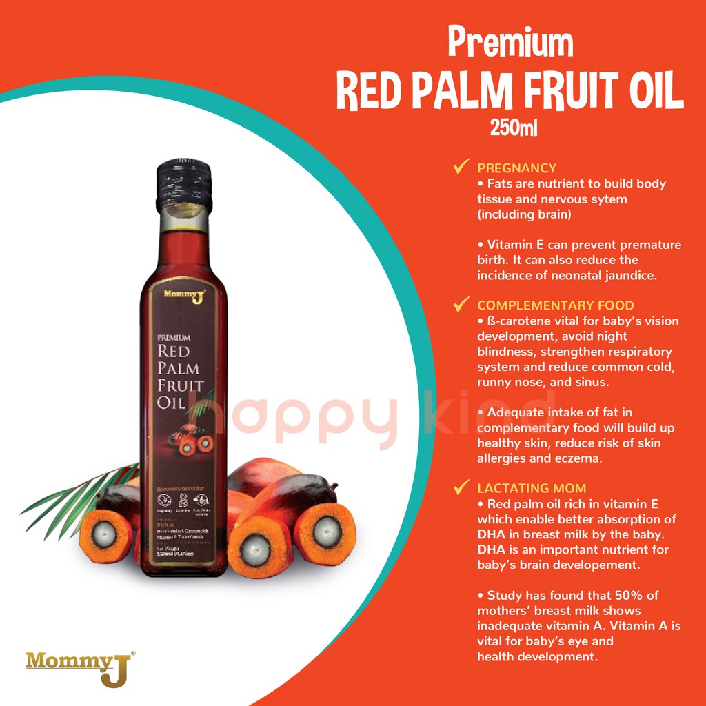 Mommyj Premium Red Palm Fruit Oil 250ml Shopee Singapore