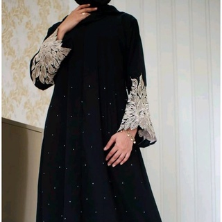 Exclusive Fashion Muslim Party New Abaya Embroidery Saudi Arabia Maxi Dubai Haidy Turkey Syari