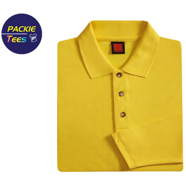 golden yellow long sleeve shirt