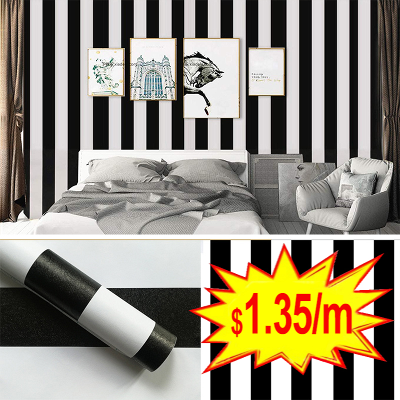 black strip wall stickers