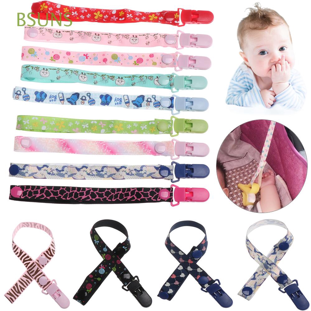 Rope Colorful Nipple Strap Pacifier Chain Dummy Clips Baby Teething Soother
