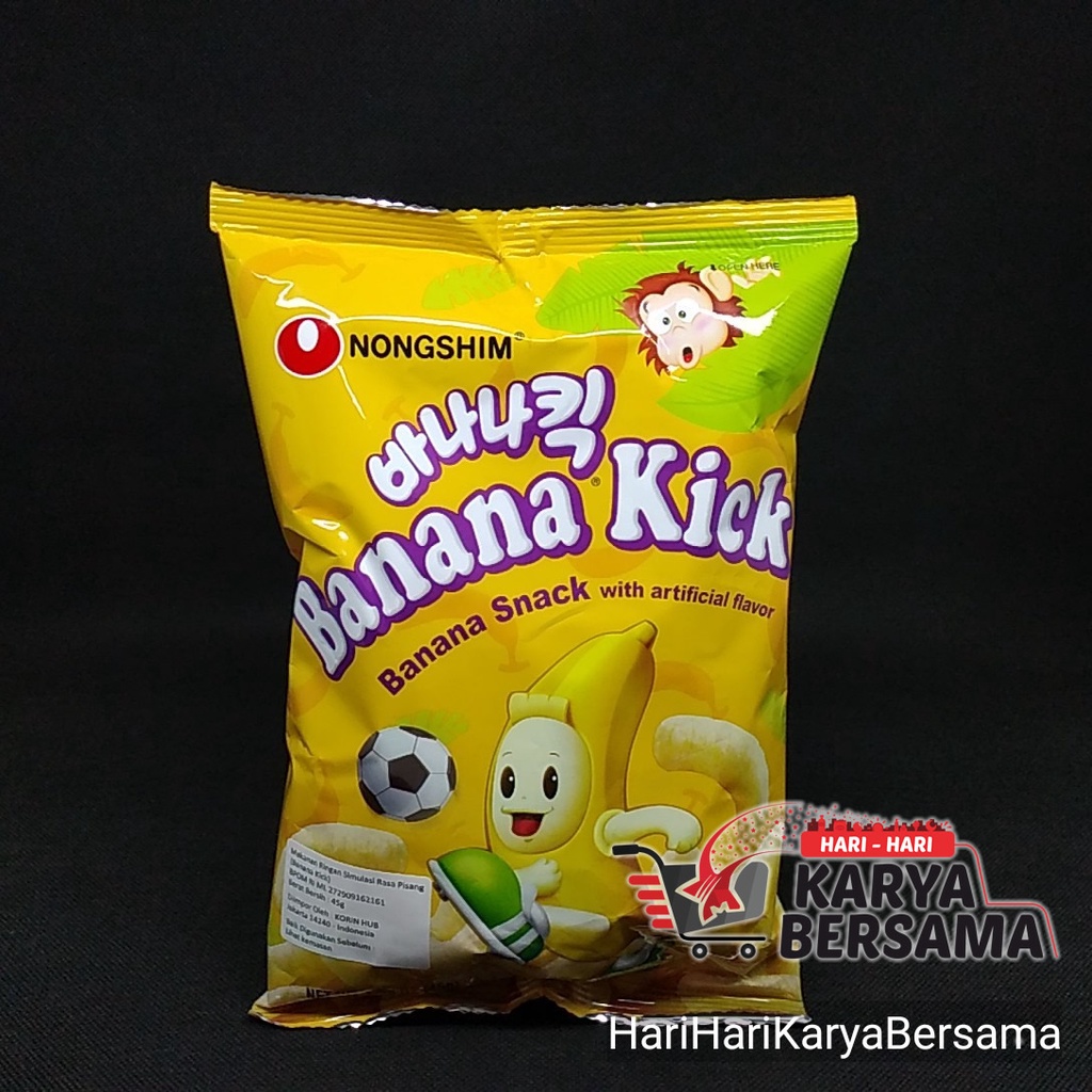 Nongshim BANANA KICK SNACK 45GR Shopee Singapore