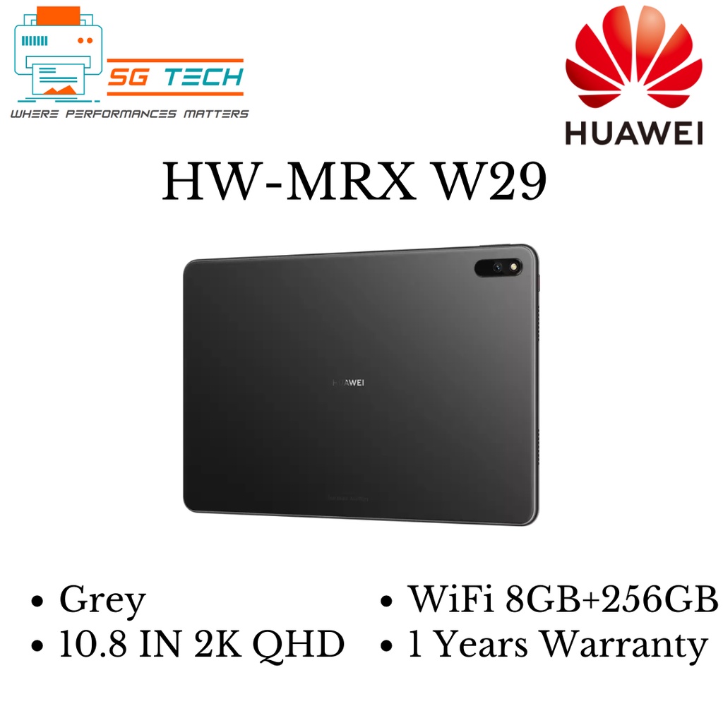 Huawei MRX W29 MatePad Pro Grey WiFi 10.8 Inch 2K QHD 8GB 256GB 1 Year ...
