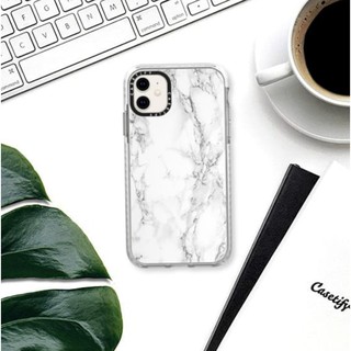 Casetify Iphone 11 Iphone 11 Pro Iphone 11 Pro Max Impact Case White Marble Shopee Singapore