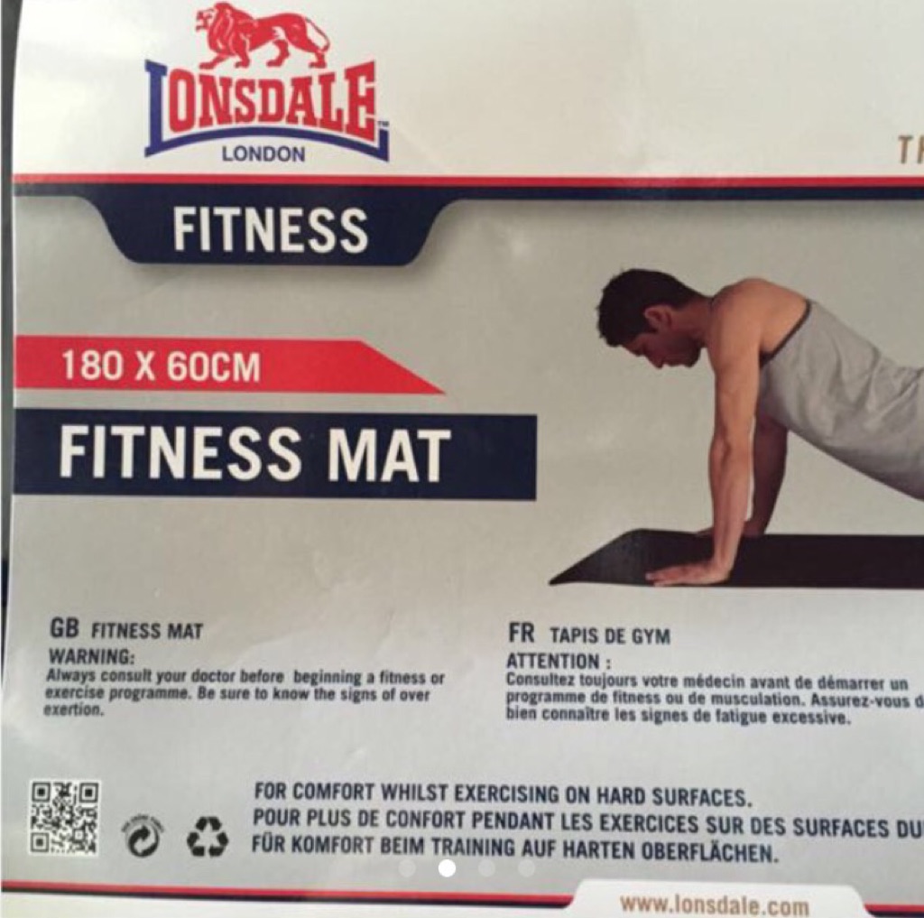 lonsdale exercise mat