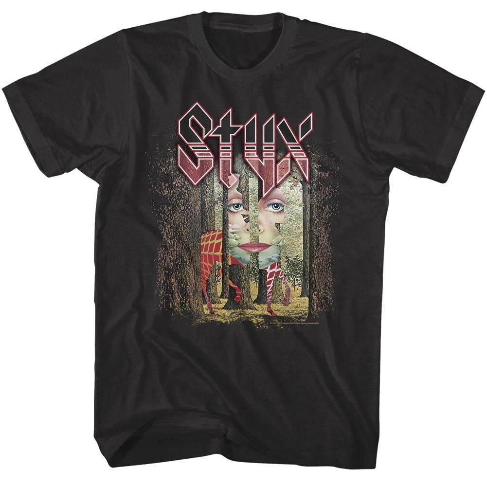 Styx Grand Illusion Men S T Shirt Rock Band Album Cover Concert Tour Music Merch Shopee Singapore