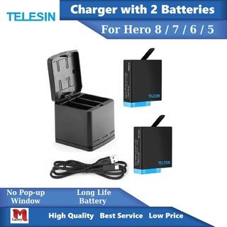 Telesin Charger for Gopro Hero 8 7 6 5 Battery Also Available For New Gorpo Hero 11 Battery And Charger