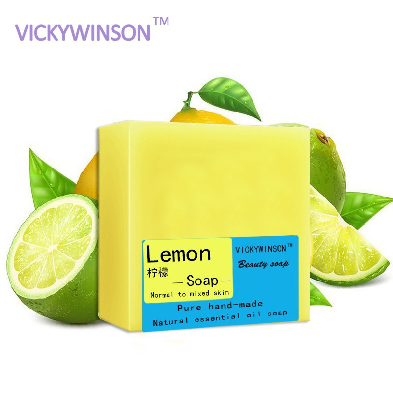 washing your face with lemon