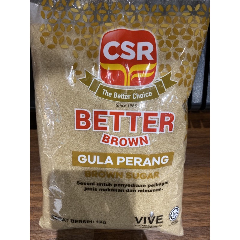 Csr Better Brown Sugar 1kg Shopee Singapore