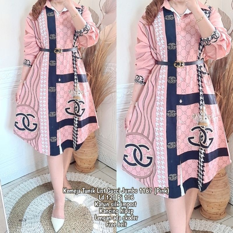 TUNIK LIST 1167 JUMBO XXXL PREMIUM