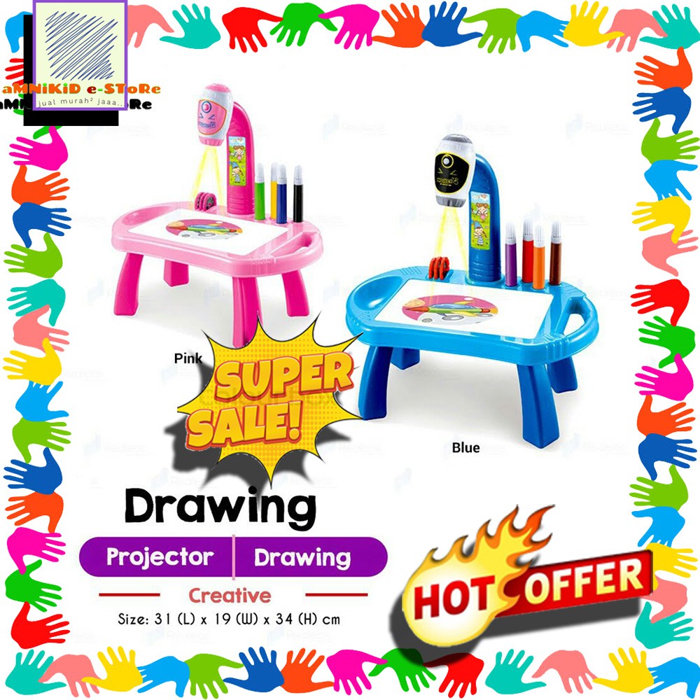 Meja Tulis Projector Budak Shopee Singapore