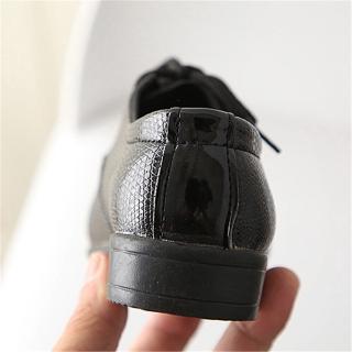 1-12 Years British Baby Boys Leather Shoes Brown Black Children Students Formal Shoes White #8