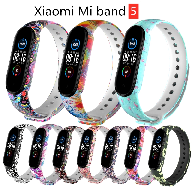 for Xiaomi Mi Band 6 5 wristband Silicone Soft TPU strap replacement