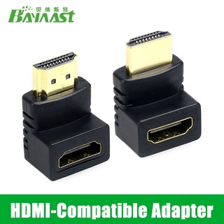 HDMI L shaped Connector Cable Male to Female Converter Adapter 90 degree 270 Degree #0